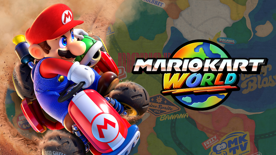 Banner art for Mario Kart World